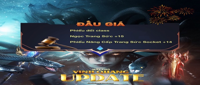 Event Đấu Giá Tuần 19 Máy Chủ Vinh Quang