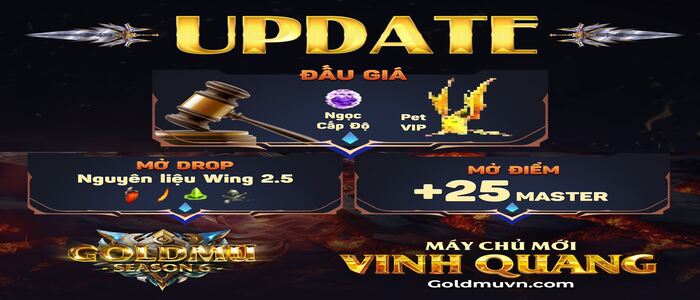 Thông Báo Update Tuần 6 Máy Chủ Vinh Quang