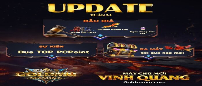 Thông Báo Update Tuần 14 Máy Chủ Vinh Quang